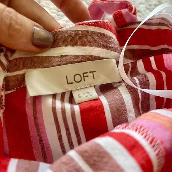 Loft sundress - cross back, light fabric perfect for the summer! - Picture 5 of 5